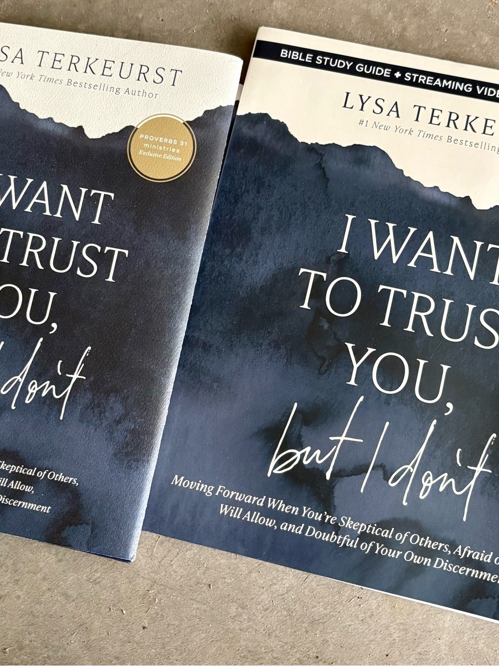 "I Want to Trust You, But I Don't" Navy Hardback Journal